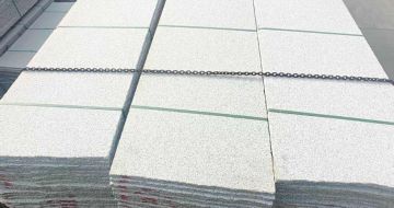 上饶芝麻白毛板，石材毛板