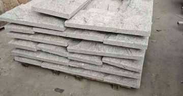 上饶芝麻白蘑菇石，自然面