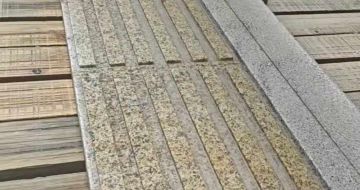 上饶黄金麻盲道石 盲条