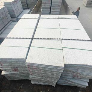 上饶芝麻白毛板，石材毛板