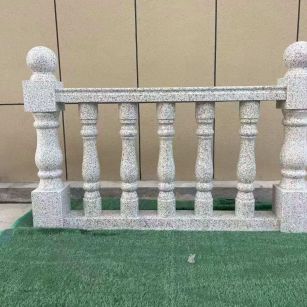 上饶芝麻白阳台栏杆 花岗岩栏杆