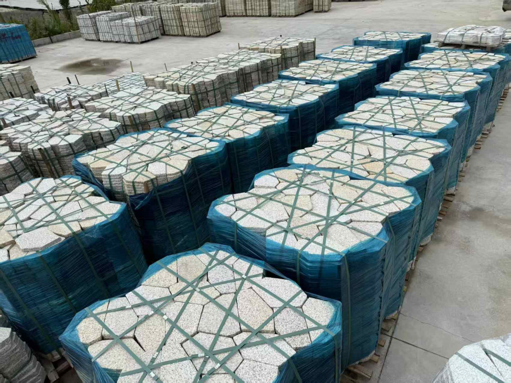 上饶黄金麻冰裂纹 碎拼